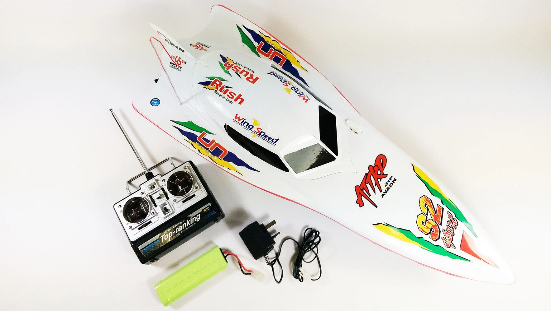 Syma Stealth Boat Race Ready RC Speed Machine White