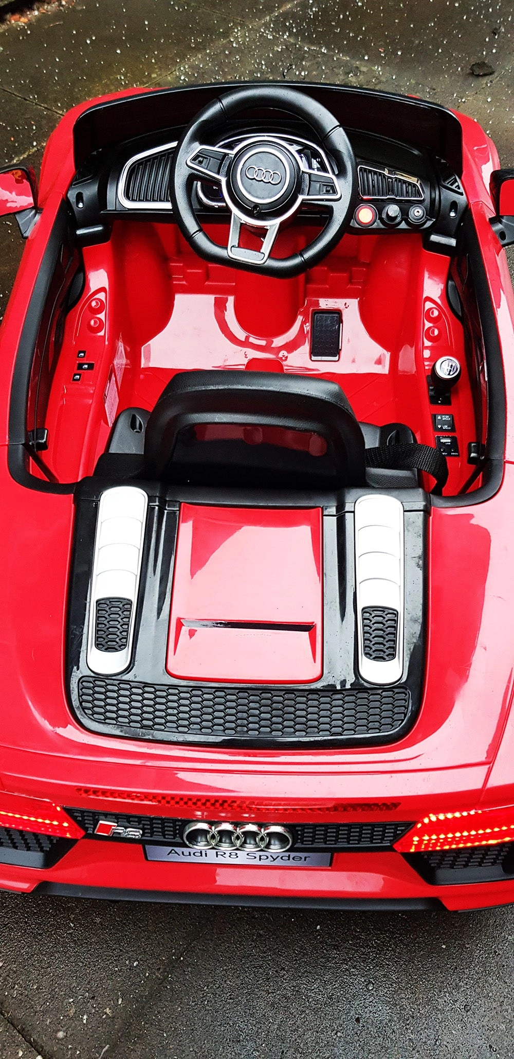 Dream Ride Audi R8 Spyder Kids Electric Car with Remote Fun